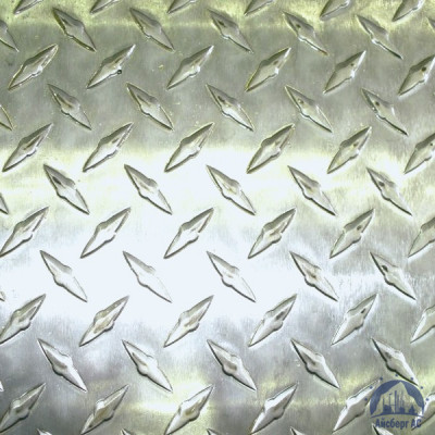 Рифлёный алюминиевый лист "Чечевица" 1,5х1500х3000 мм АМГ2НР купить во Владивостоке