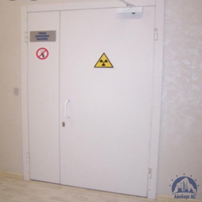 Рентгенозащитная алюминиевая дверь 1070х2080-1 мм купить во Владивостоке